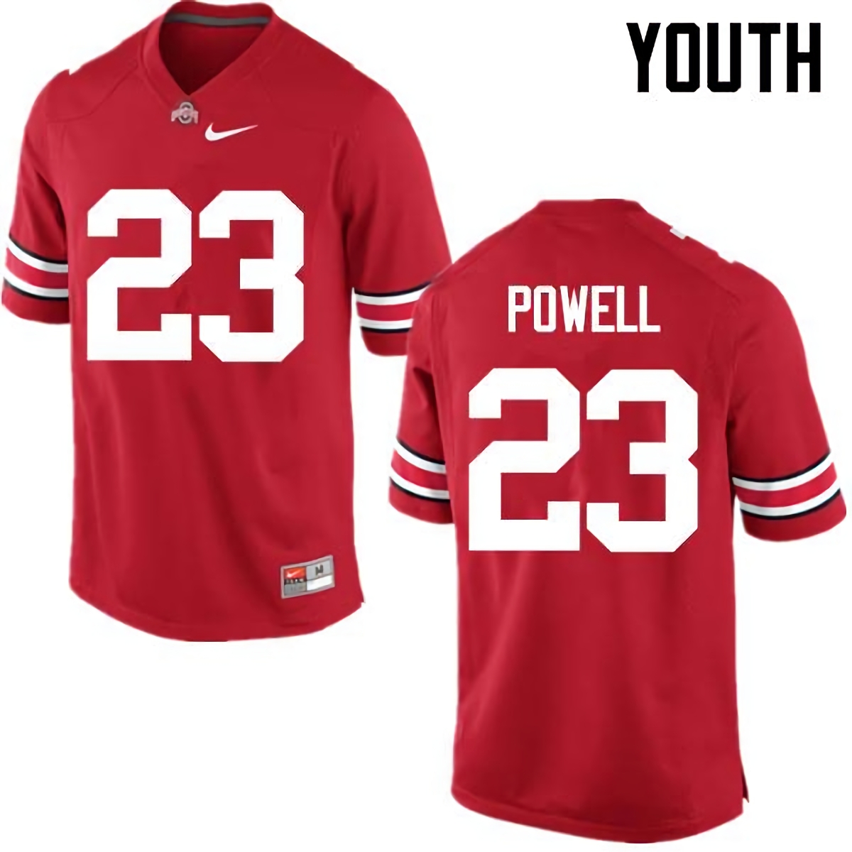 Tyvis Powell Ohio State Buckeyes Youth NCAA #23 Nike Red College Stitched Football Jersey XML8856TW